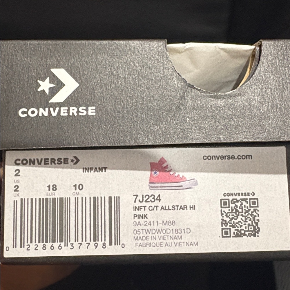 Converse Infant High-Tops in Pink - Picture 4 of 4